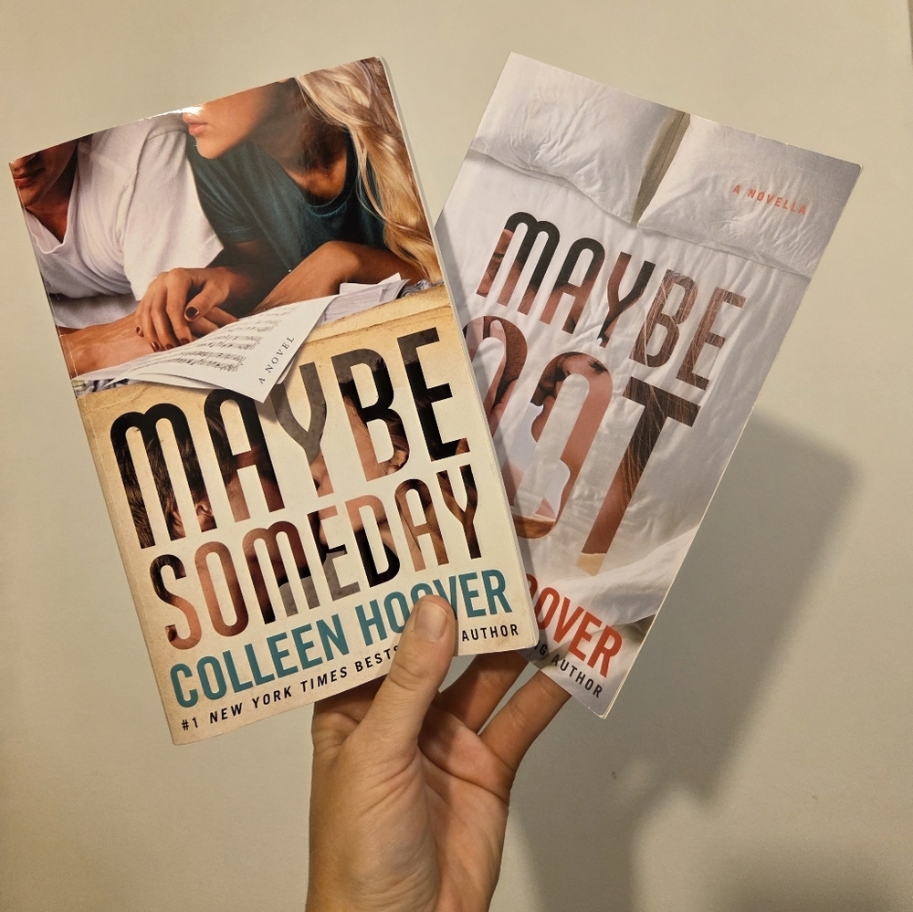 Colleen Hoover Book Set - Maybe Someday & Maybe Not Romance Fiction Novel